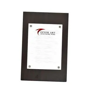 Descrizione della carta in legno marrone